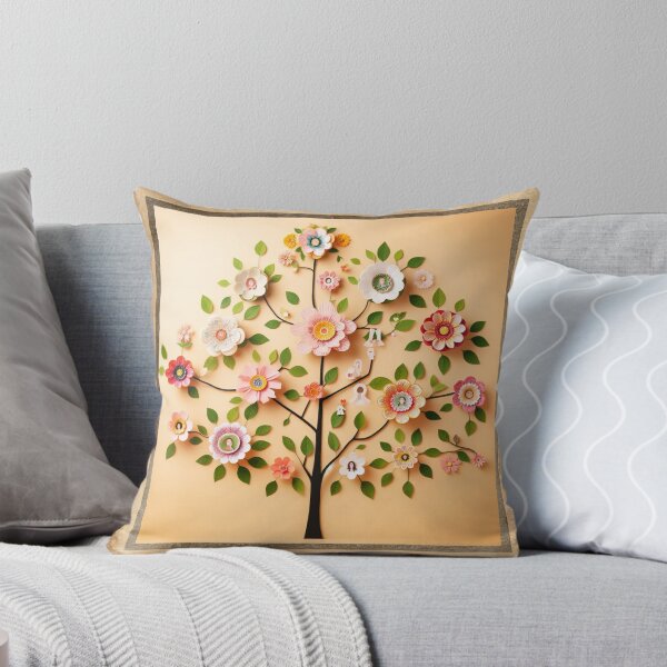 Item preview, Flower Lover Family Tree Art  - Floral Art designed and sold by CulturalCurios.
