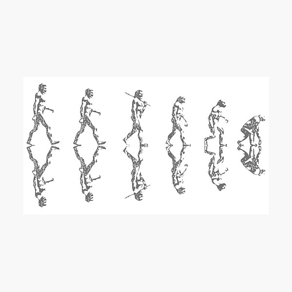 Artikelvorschau, Rückschritt der menschlichen Evolution – grau entworfen und verkauft von Wanaketanga.