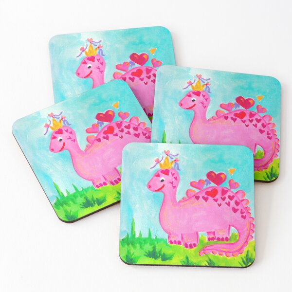 Item preview, Pink Milasaurus Valentines 2024 Collection Brenda Knoll designed and sold by Brenda  Knoll.