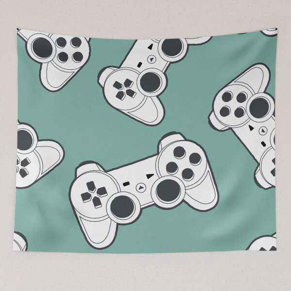 Item preview, Joystick Symphony: Vibrant Illustration of Gaming Controllers designed and sold by OpsDesing.