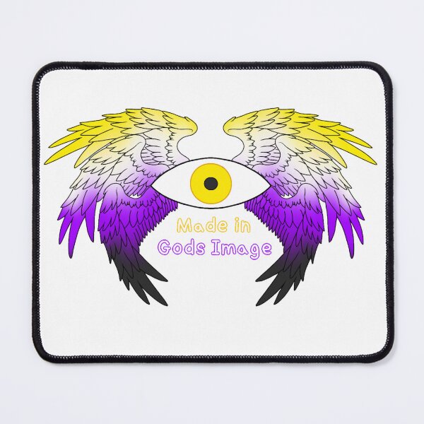 Item preview, Made in Gods Image Nonbinary Pride designed and sold by LossCreator.