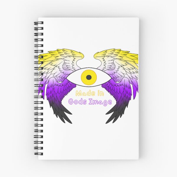 Item preview, Made in Gods Image Nonbinary Pride designed and sold by LossCreator.