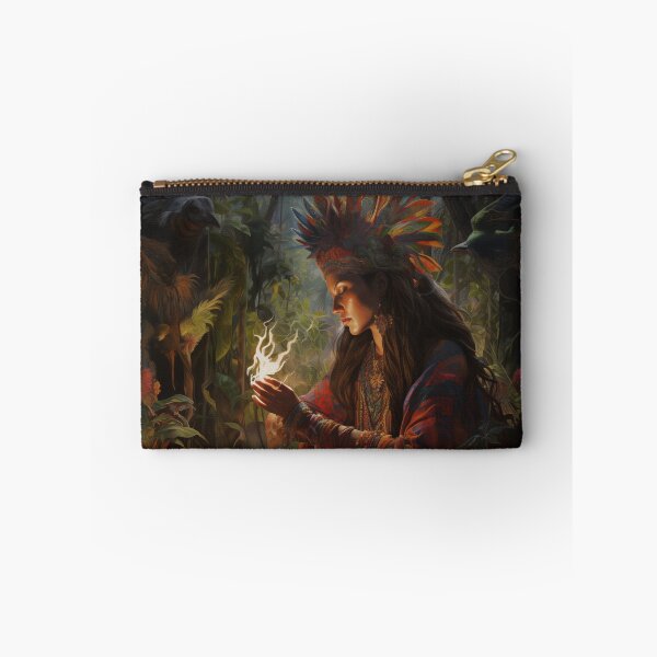 Artikelvorschau, DMT-Kunst ... Mutter Ayahuasca ... Schamane entworfen und verkauft von TheGlassPortal.