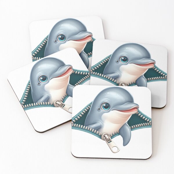 Item preview, Dolphin with zipper designed and sold by NataAtelierArt.