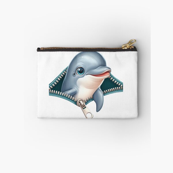Item preview, Dolphin with zipper designed and sold by NataAtelierArt.