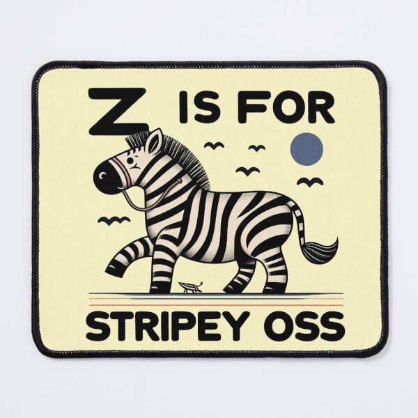Item preview, Z is for stripey oss designed and sold by Vkinsify.