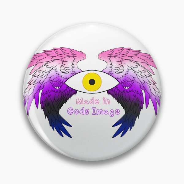 Item preview, Made in Gods Image Genderfluid Pride designed and sold by LossCreator.