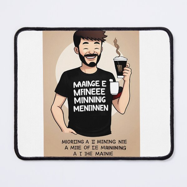 Item preview, Happy man drinking coffee designed and sold by pretty-Designed.