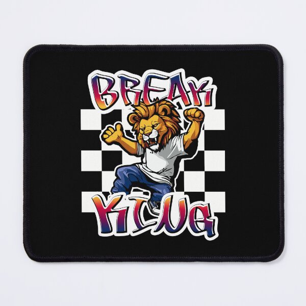 Item preview, BREAK KING Breakdance Breaking bboy lion king designed and sold by MeringueMango.