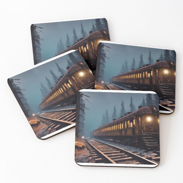 Item preview, Rusty Haunted Railroad Trains designed and sold by TheDarkWardrobe.