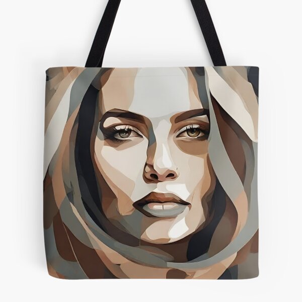 Item preview, Earth-colored female portrait – beige, brown and natural shades Thalia designed and sold by BPMagic.