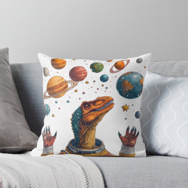 Item preview, Dino in Space Funny Dinosaur Astronaut Solar System designed and sold by SecretDicer.