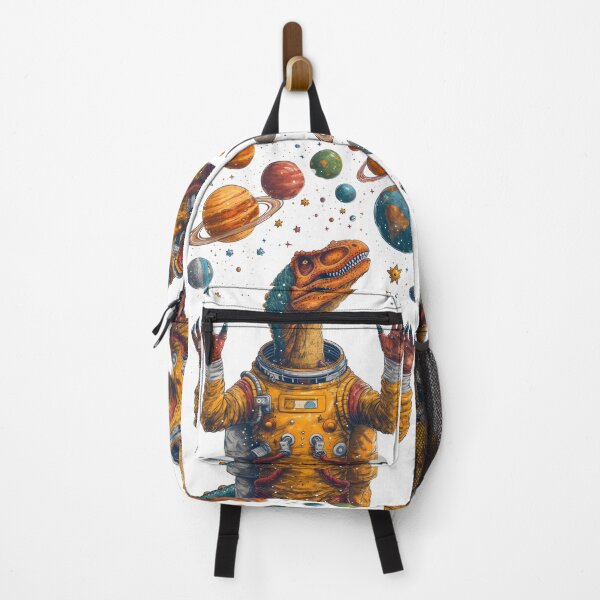 Item preview, Dino in Space Funny Dinosaur Astronaut Solar System designed and sold by SecretDicer.
