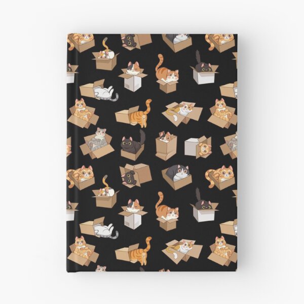 Item preview, Cat in a Box - Seamless Pattern designed and sold by patternjp.