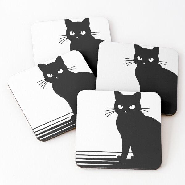 Item preview, Mysterious Black Cat designed and sold by vaporworld.