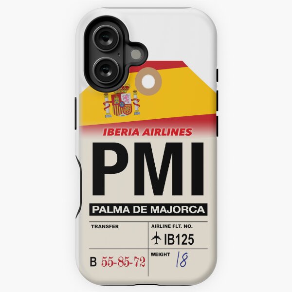 Item preview, Palma de Majorca (PMI) Spain Airline Luggage Tag designed and sold by travelwitheric.