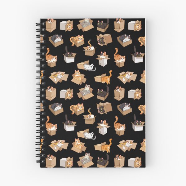 Item preview, Cat in a Box - Seamless Pattern designed and sold by patternjp.