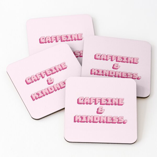 Item preview, Caffeine & Kindness. designed and sold by QuoteQuest.