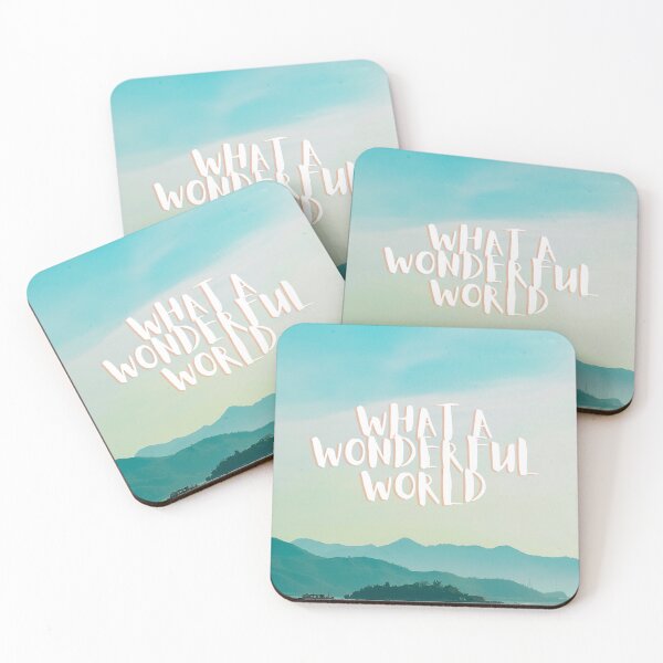 Item preview, What A Wonderful World Mountains designed and sold by ImagiNatureDay.