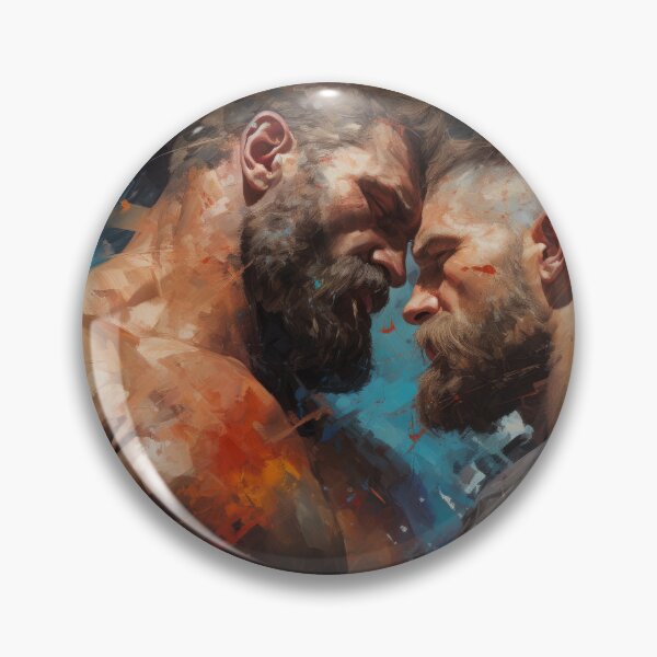 Item preview, Muscle Bear Oil Painting designed and sold by BeautyofMasc.