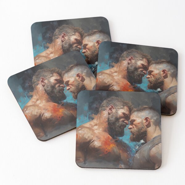 Item preview, Muscle Bear Oil Painting designed and sold by BeautyofMasc.