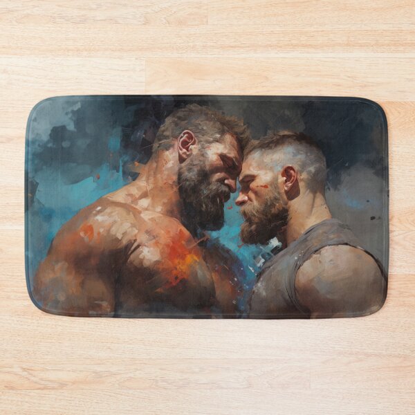 Item preview, Muscle Bear Oil Painting designed and sold by BeautyofMasc.