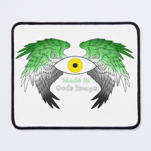 Item preview, Made in Gods Image Aromantic Pride designed and sold by LossCreator.