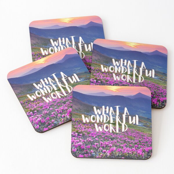 Item preview, What A Wonderful World Field of Flowers designed and sold by ImagiNatureDay.
