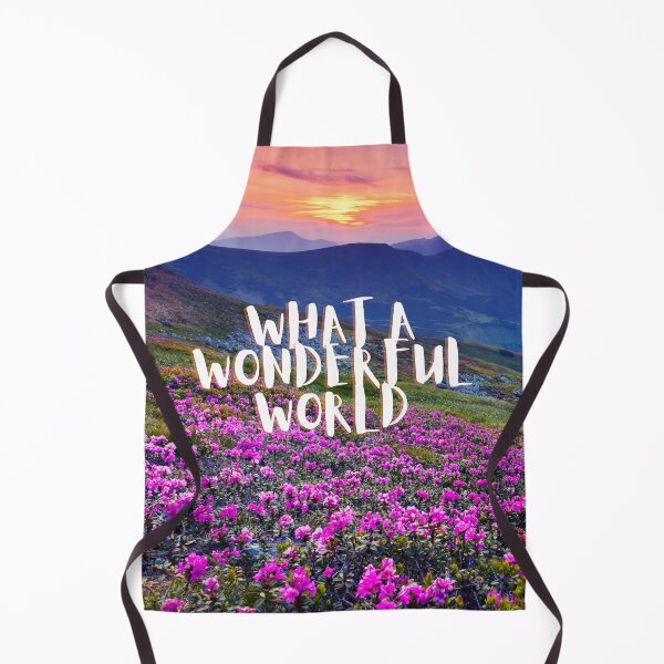 Item preview, What A Wonderful World Field of Flowers designed and sold by ImagiNatureDay.