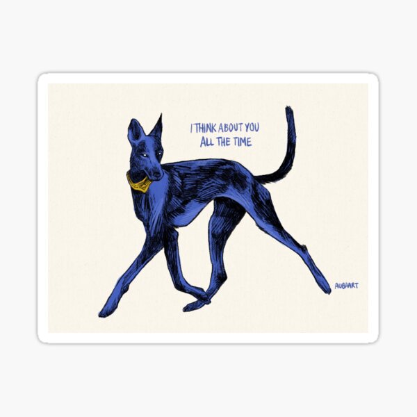 Dog Illustration Sticker