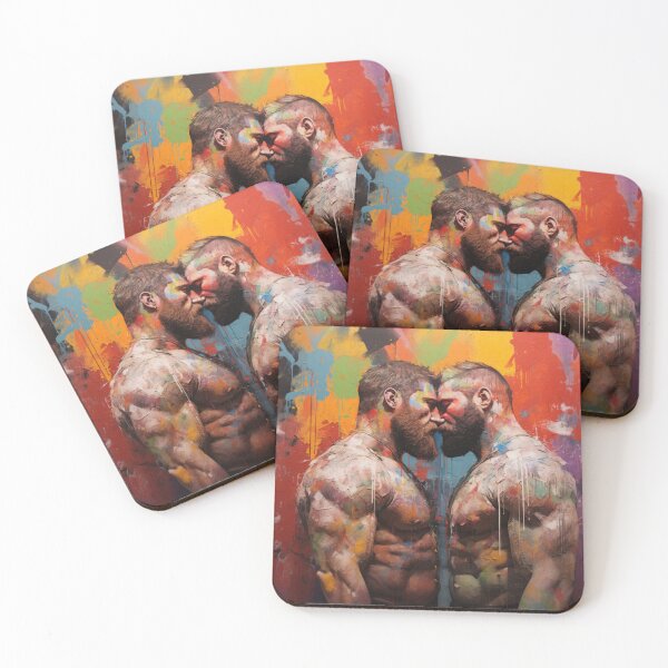 Item preview, Muscle Bear Oil Painting designed and sold by BeautyofMasc.