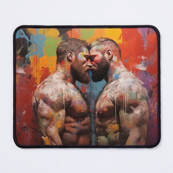 Item preview, Muscle Bear Oil Painting designed and sold by BeautyofMasc.