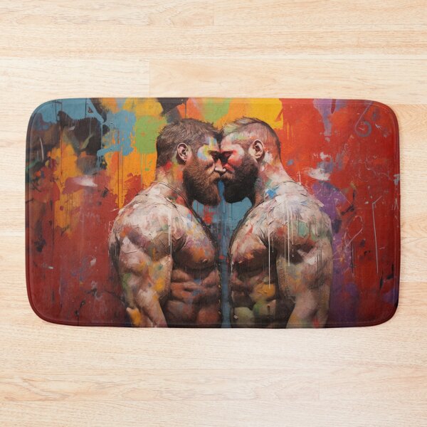 Item preview, Muscle Bear Oil Painting designed and sold by BeautyofMasc.