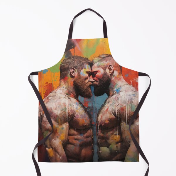Item preview, Muscle Bear Oil Painting designed and sold by BeautyofMasc.