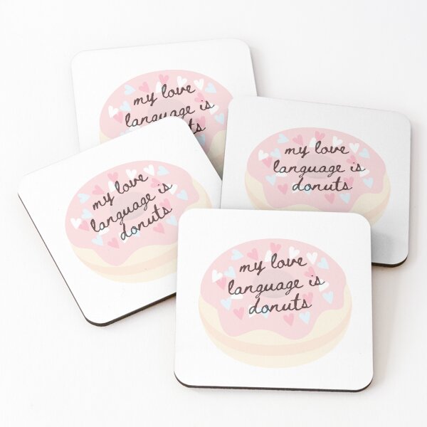 Item preview, My Love Language is Donuts designed and sold by pineywoodsshop.