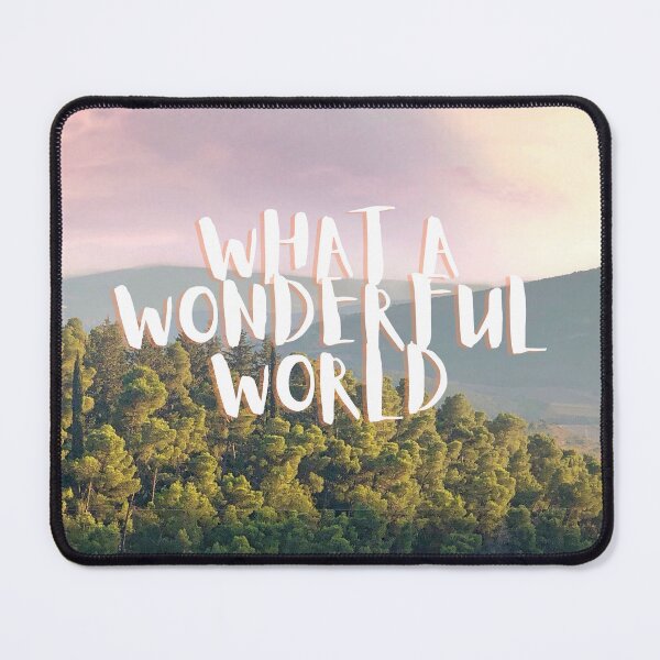 Item preview, What A Wonderful World Pink Hue View designed and sold by ImagiNatureDay.