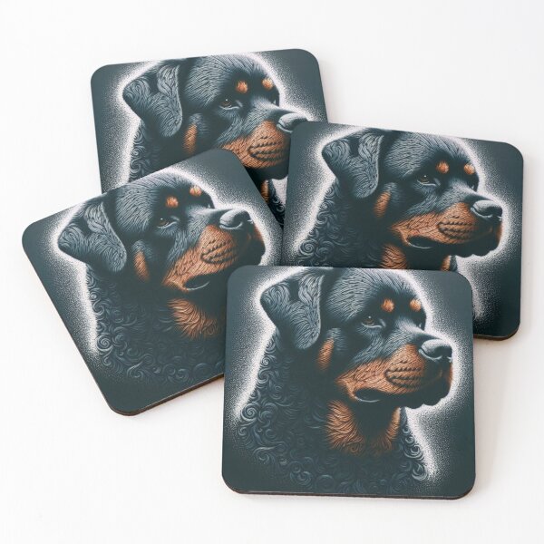 Aperçu de l'œuvre Rottweiler Poster créée et vendue par 123ks.