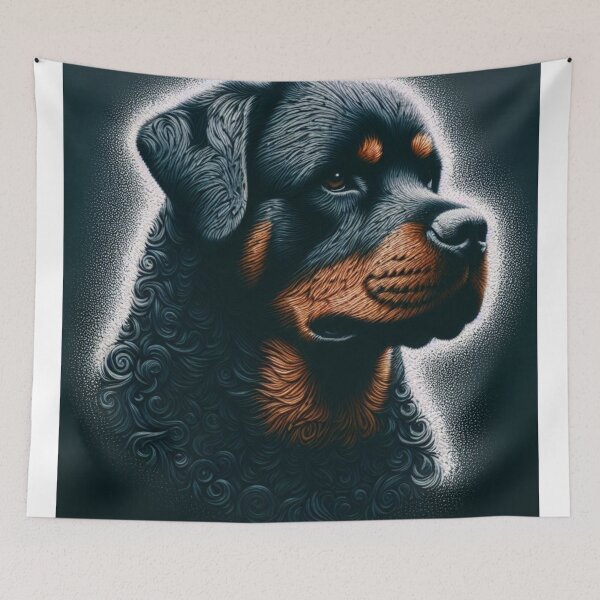 Item preview, Rottweiler Poster designed and sold by 123ks.