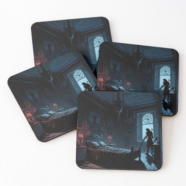 Item preview, A devil in an old room at night designed and sold by ARTofBito.