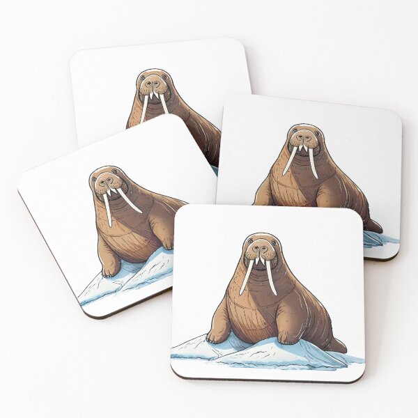Item preview, Whimsical Walrus Winter designed and sold by omerfdln34.