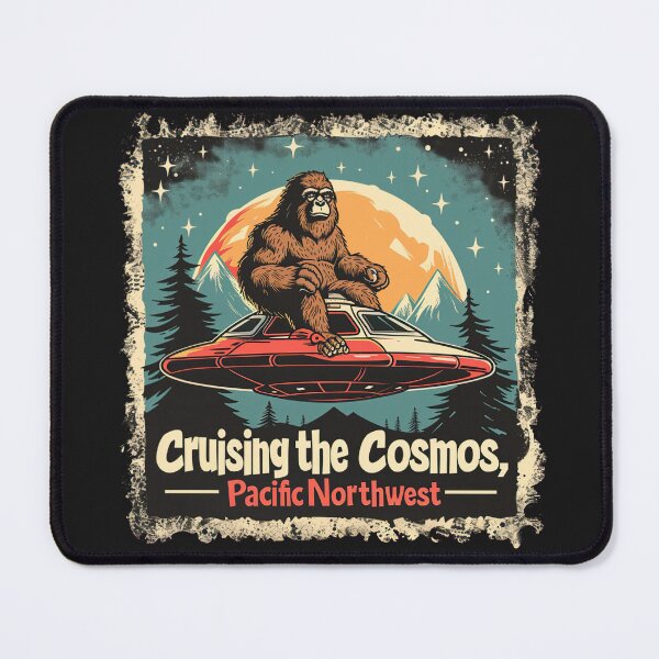 Item preview, Cruising The Cosmos PNW Bigfoot designed and sold by Driftwood Spirits.