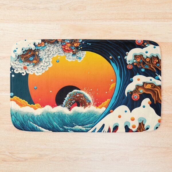 Item preview, Majestic Waters: Hokusai's Artistic Triumph designed and sold by Animal-ink.