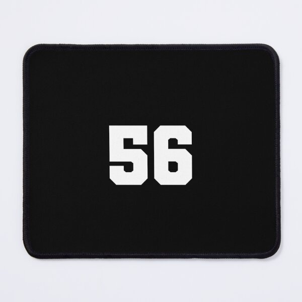 Item preview, 56, fifty-six, white, soccer league designed and sold by Numbers-Art.