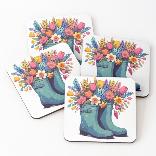 Item preview, Blooms in Boots Spring Illustration designed and sold by GracePaigePlaza.