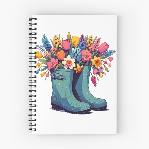 Item preview, Blooms in Boots Spring Illustration designed and sold by GracePaigePlaza.
