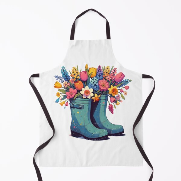 Item preview, Blooms in Boots Spring Illustration designed and sold by GracePaigePlaza.