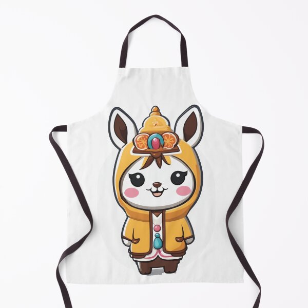 Item preview, Cute Baby Lama Alpaca wearing Chullo designed and sold by KreativKulture.