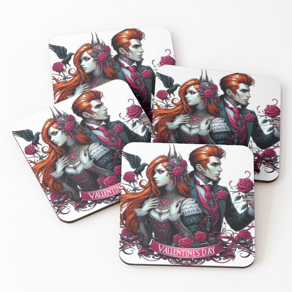 Artikelvorschau, Copy of Gothic Ehepaar Goth Valentines Day Aufkleber entworfen und verkauft von Expressions-Sel.