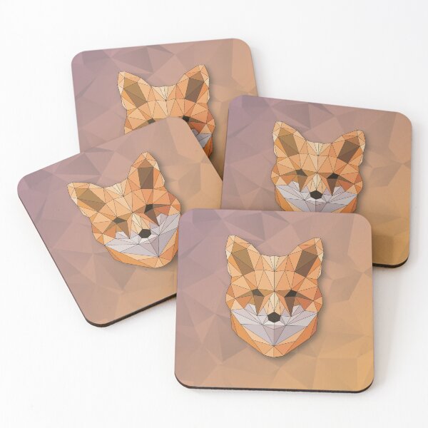Item preview, Fox: Geomteric Art designed and sold by ColorfulForest.