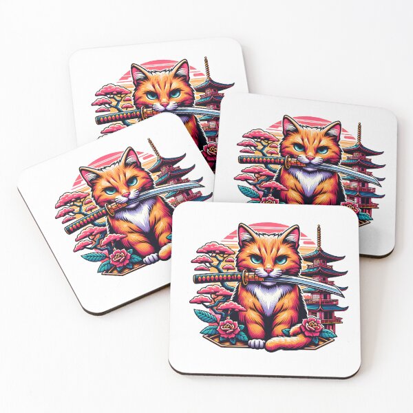 Artikelvorschau, Catana-Katze entworfen und verkauft von StickerStyleHub.